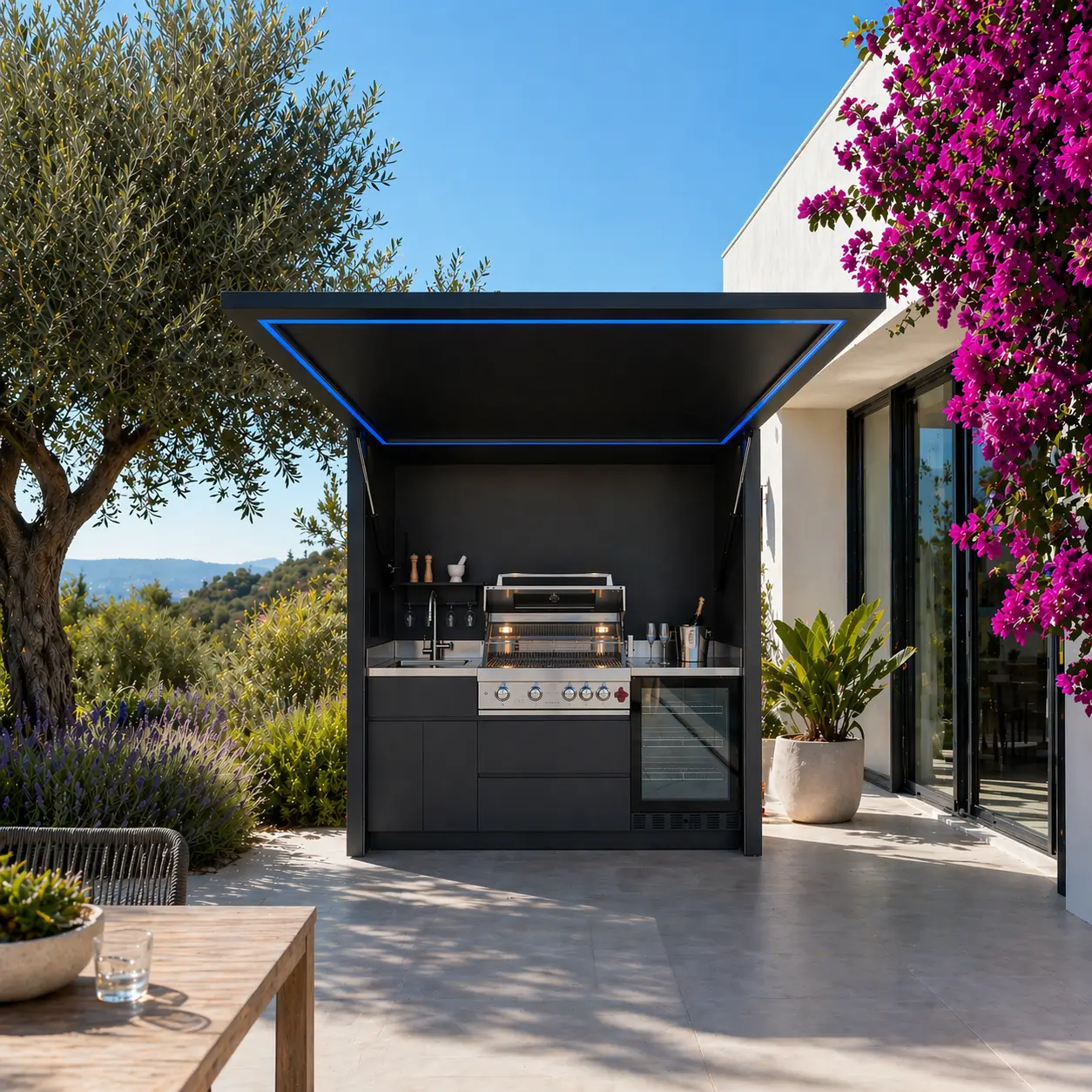 Pod Compact — cuisine extérieure inox compacte