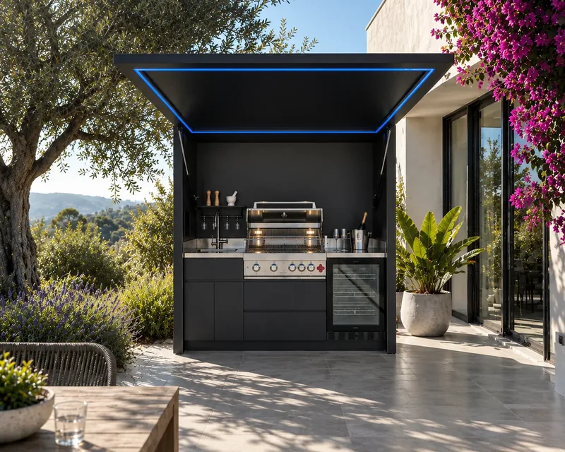 Pod Compact Design BarbecueZone — cuisine extérieure 100 % inox 304