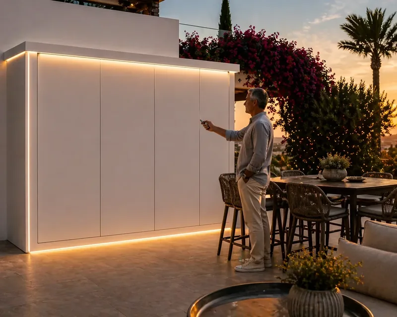 Pod Riviera Design BarbecueZone — cuisine extérieure 100 % inox 304