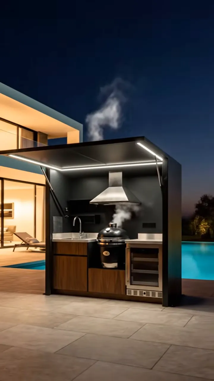 Du jour à la nuit : l'éclairage LED d'un Pod BarbecueZone — vidéo BarbecueZone